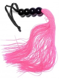 Розовая силиконовая плеть - 35,5 см. - Boys of Toys - купить с доставкой в Майкопе