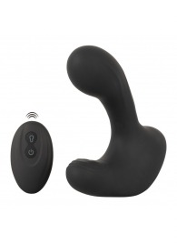 Черная анальная вибропробка с функцией расширения RC Butt Plug with 3 functions - Orion - в Майкопе купить с доставкой