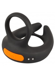 Черный вибростимулятор мошонки RC Scrotum Stimulator with Vibration - Orion - в Майкопе купить с доставкой