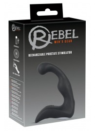 Черный перезаряжаемый стимулятор простаты с вибрацией - 14,6 см. - Orion - в Майкопе купить с доставкой