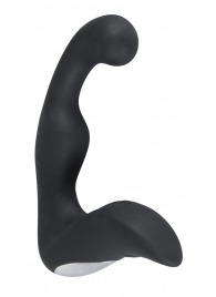 Черный перезаряжаемый стимулятор простаты с вибрацией - 14,6 см. - Orion - в Майкопе купить с доставкой