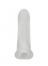 Белый фаллоудлинитель Striker - 13,5 см. - Lola Games - в Майкопе купить с доставкой