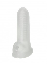Белый фаллоудлинитель Striker - 13,5 см. - Lola Games - в Майкопе купить с доставкой
