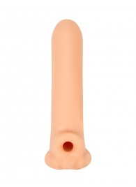 Телесный фаллоудлинитель Titan - 16,5 см. - Lola Games - в Майкопе купить с доставкой