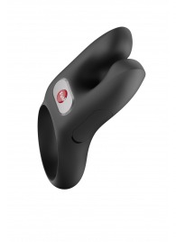 Черное эрекционное виброкольцо Nos - Fun Factory - в Майкопе купить с доставкой