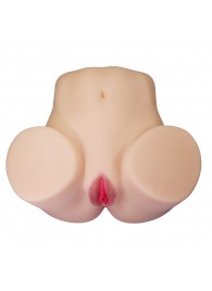 Телесный мастурбатор Julia с 2 любовными каналами - Baile - в Майкопе купить с доставкой