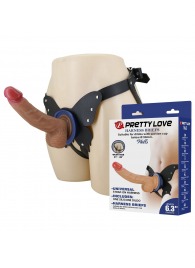 Поясной страпон Wells: трусики в форме бабочки и фаллоимитатор-насадка - Baile - купить с доставкой в Майкопе