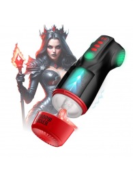 Интерактивный мастурбатор Raven с вакуумом, вибрацией и подсветкой - Shots Media BV - в Майкопе купить с доставкой