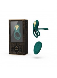 Зеленое эрекционное виброкольцо Bayek с пультом ДУ - Zalo - в Майкопе купить с доставкой