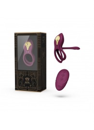 Фиолетовое эрекционное виброкольцо Bayek с пультом ДУ - Zalo - в Майкопе купить с доставкой