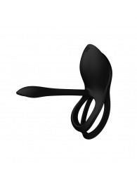 Черное эрекционное виброкольцо Bayek с пультом ДУ - Zalo - в Майкопе купить с доставкой