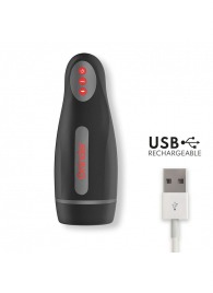 Черный автоматический мастурбатор с управлением через приложение - Oninder - в Майкопе купить с доставкой