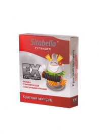 Стимулирующая насадка Sitabella Extender  Красный молодец - Sitabella - купить с доставкой в Майкопе