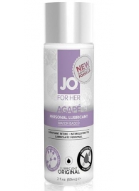 Лубрикант на водной основе для женщин JO AGAPE LUBRICANT ORIGINAL - 60 мл. - System JO - купить с доставкой в Майкопе