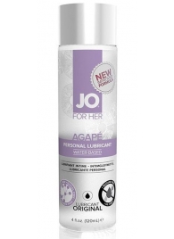 Женский лубрикант на водной основе JO AGAPE LUBRICANT ORIGINAL - 120 мл. - System JO - купить с доставкой в Майкопе