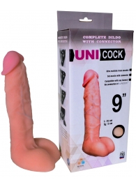 Фаллическая насадка Харнесс UNICOCK 9  - 24 см. - LOVETOY (А-Полимер) - купить с доставкой в Майкопе