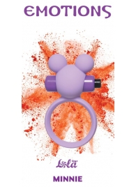 Сиреневое эрекционное виброколечко Emotions Minnie - Lola Games - в Майкопе купить с доставкой