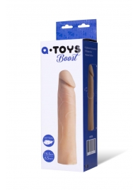 Реалистичная насадка с ярко выраженной головкой - 16,5 см. - A-toys - в Майкопе купить с доставкой