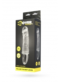 Прозрачная насадка с петлёй для фиксации - 14 см. - ToyFa - в Майкопе купить с доставкой