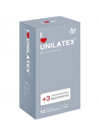 Презервативы с точками Unilatex Dotted - 12 шт. + 3 шт. в подарок - Unilatex - купить с доставкой в Майкопе