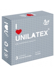 Презервативы с точками Unilatex Dotted - 3 шт. - Unilatex - купить с доставкой в Майкопе