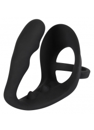 Эрекционное кольцо с подхватом мошонки и анальным отростком для воздействия на простату - Orion - в Майкопе купить с доставкой