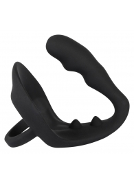 Эрекционное кольцо с подхватом мошонки и анальным отростком для воздействия на простату - Orion - в Майкопе купить с доставкой