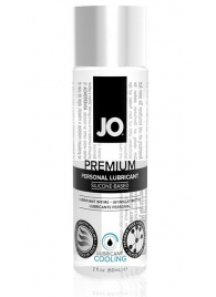 Охлаждающий лубрикант на силиконовой основе JO Personal Premium Lubricant Cooling - 60 мл. - System JO - купить с доставкой в Майкопе