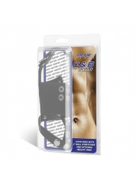 Кольцо на член и мошонку Cock Ring With 2  Ball Stretcher And Optional Weight Ring - BlueLine - в Майкопе купить с доставкой