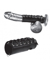 Сбруя на член на шнуровке 5  Cock Sheath - BlueLine - купить с доставкой в Майкопе