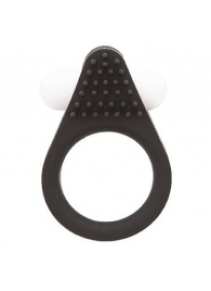 Чёрное эрекционное кольцо LIT-UP SILICONE STIMU RING 1 BLACK - Dream Toys - в Майкопе купить с доставкой