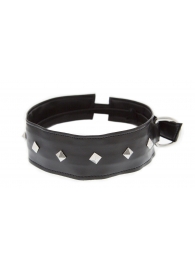 Полиуретановый ошейник с пуклями Collar with Studs - Blush Novelties - купить с доставкой в Майкопе