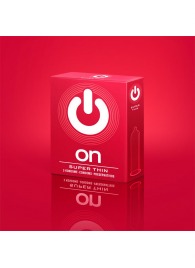 Супертонкие презервативы ON) Super Thin - 3 шт. - ON) - купить с доставкой в Майкопе