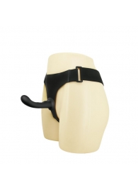 Страпон с изогнутой головкой Ultra Harness Curvy Dildo - 15,8 см. - Baile - купить с доставкой в Майкопе