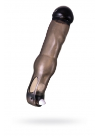 Закрытая фаллическая насадка на пенис с кольцом для фиксации  вибропулей - ToyFa - в Майкопе купить с доставкой