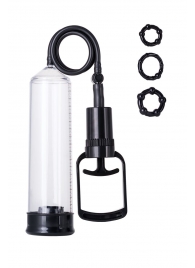 Вакуумная помпа A-toys с уплотнителем и эрекционными кольцами - A-toys - в Майкопе купить с доставкой