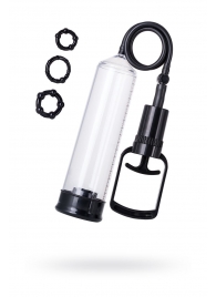 Вакуумная помпа A-toys с уплотнителем и эрекционными кольцами - A-toys - в Майкопе купить с доставкой