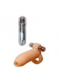 Телесная расширяющая насадка с петлей для мошонки - Pipedream - в Майкопе купить с доставкой