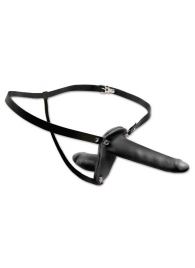 Женский страпон с вагинальной пробкой Double Penetrix Strap-on - 15 см. - Pipedream - купить с доставкой в Майкопе
