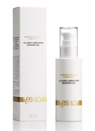 Массажный гель-смазка на силиконовой основе Allover Massage Gel - 100 мл. - YESforLOV - купить с доставкой в Майкопе