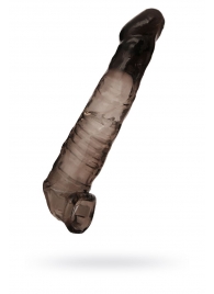 Чёрная насадка на пенис - 22,5 см. - ToyFa - в Майкопе купить с доставкой