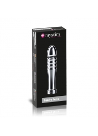Ребристый фаллоимитатор для электростимуляции Funky Fella Rill Dildo - 13 см. - MyStim - купить с доставкой в Майкопе