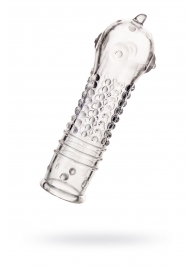 Прозрачная закрытая насадка на пенис TOYFA A-Toys - 14,7 см. - A-toys - в Майкопе купить с доставкой