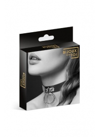 Узенький ошейник из полиуретана с кольцом - Bijoux Pour Toi - купить с доставкой в Майкопе
