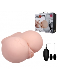 Вагина и анус с вибрацией CrazyBull Vagina and Ass - Baile - в Майкопе купить с доставкой