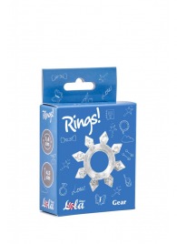 Прозрачное эрекционное кольцо Rings Gear - Lola Games - в Майкопе купить с доставкой
