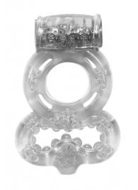 Прозрачное эрекционное кольцо Rings Treadle с подхватом - Lola Games - в Майкопе купить с доставкой