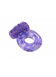 Фиолетовое эрекционное кольцо с вибрацией Rings Axle-pin - Lola Games - в Майкопе купить с доставкой