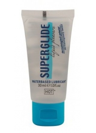 Гель-смазка на водной основе для чувствительной кожи Superglide - 30 мл. - HOT - купить с доставкой в Майкопе