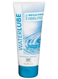 Лубрикант на основе чистой родниковой воды WaterLube - 100 мл. - HOT - купить с доставкой в Майкопе